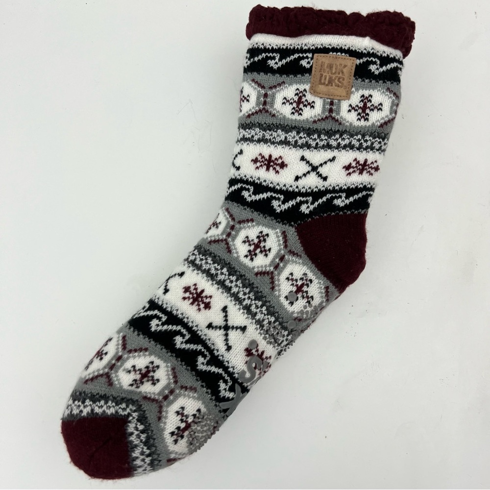 Muk Luks Sherpa Lined Socks